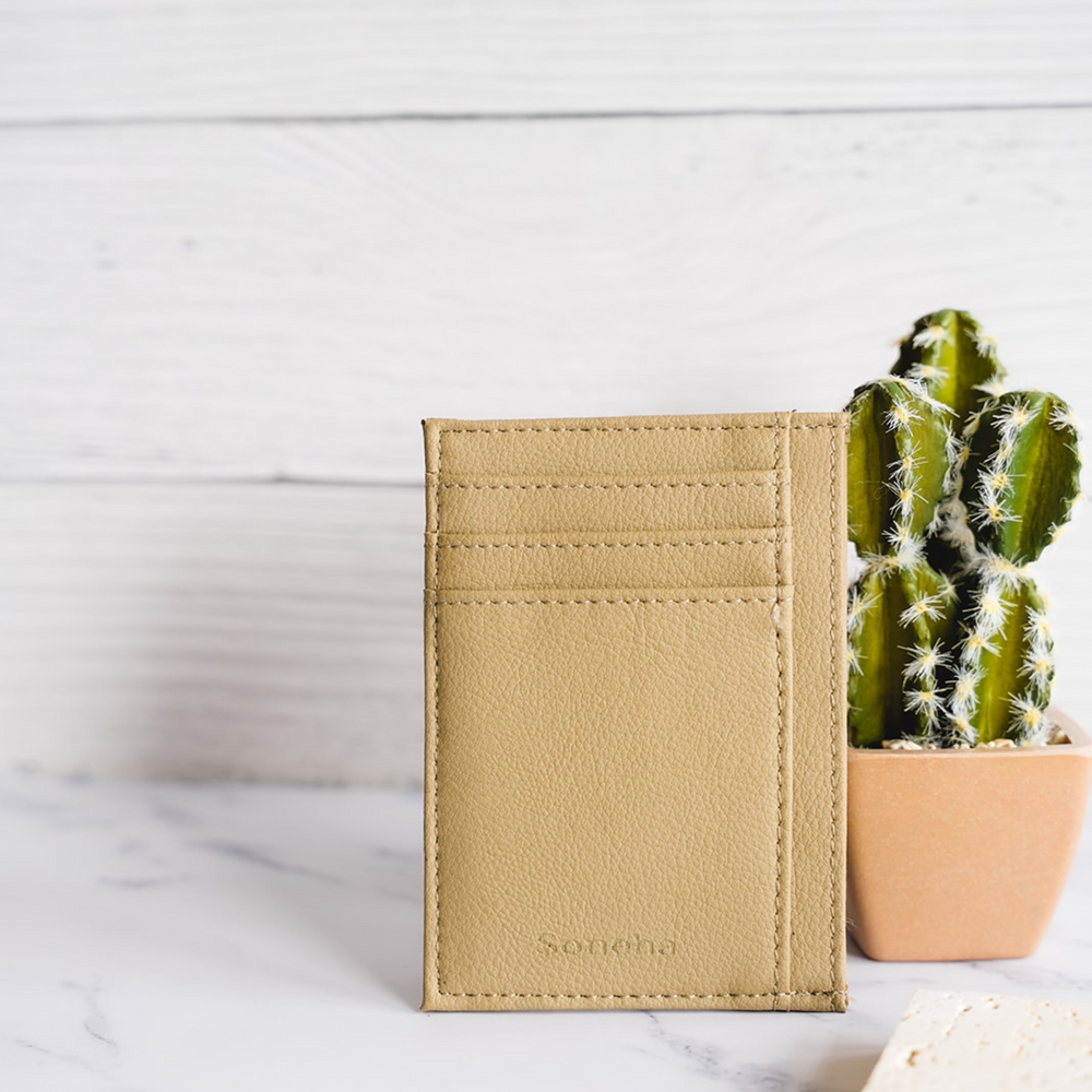 Cactus Leather Wallet - Pacific Minimalistic  II