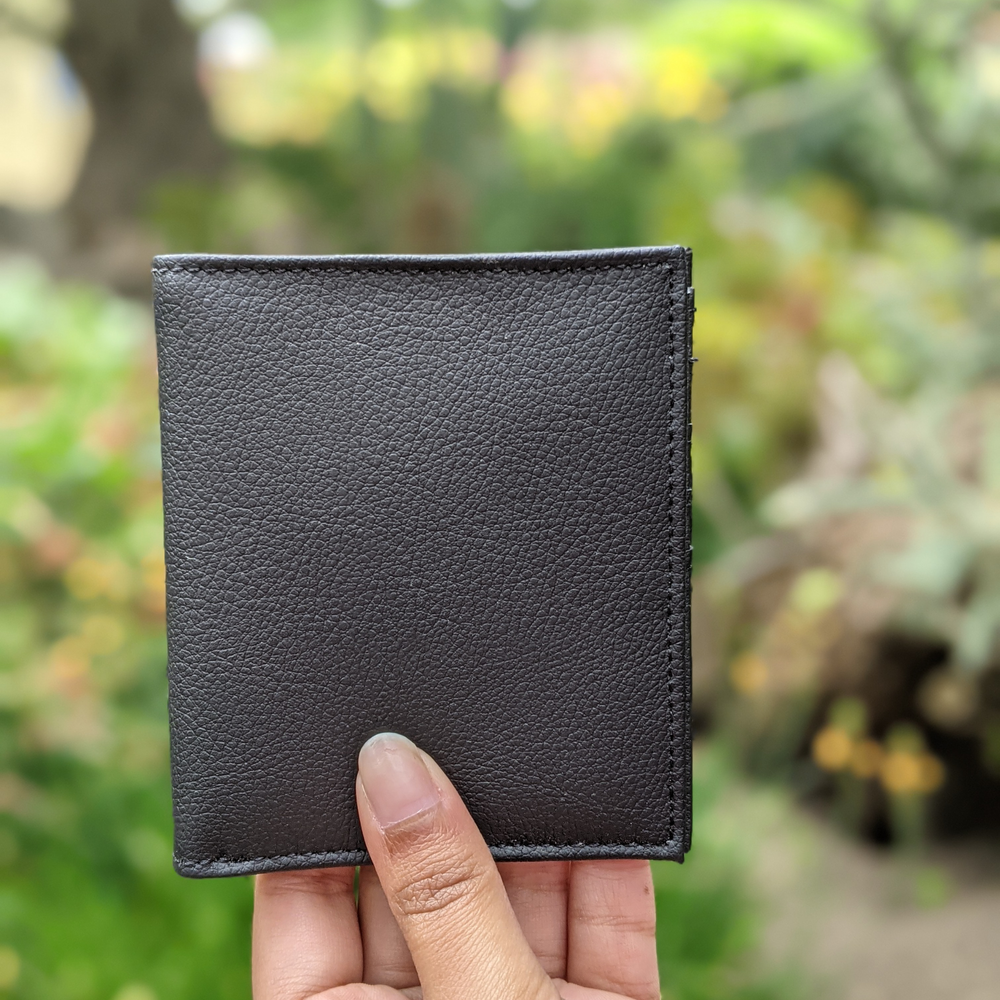 Cash Bi-fold Wallet Cactus Leather