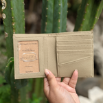 Cash Bi-fold Wallet Cactus Leather