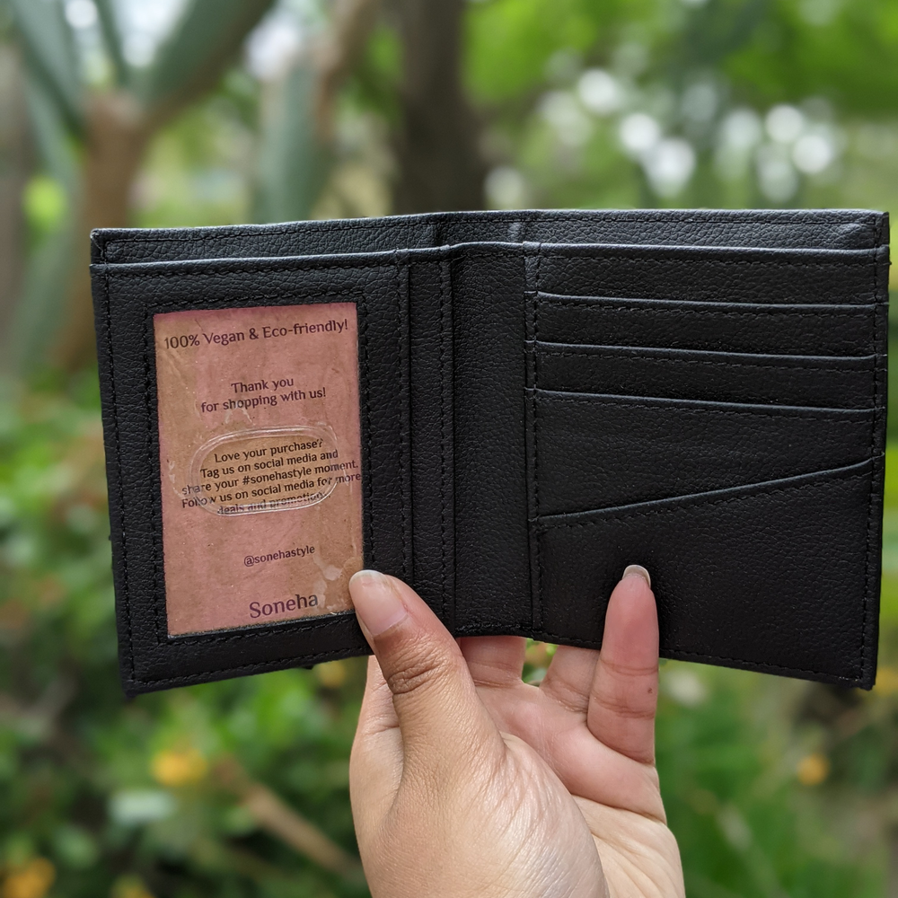 Cash Bi-fold Wallet Cactus Leather