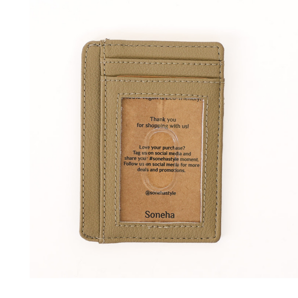 succulent wallet Cactus Leather Wallet