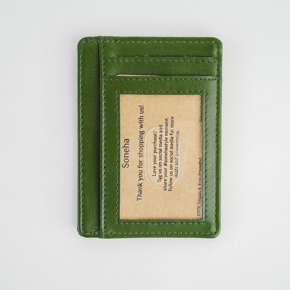 Cactus Leather Wallet - Pacific Minimalistic