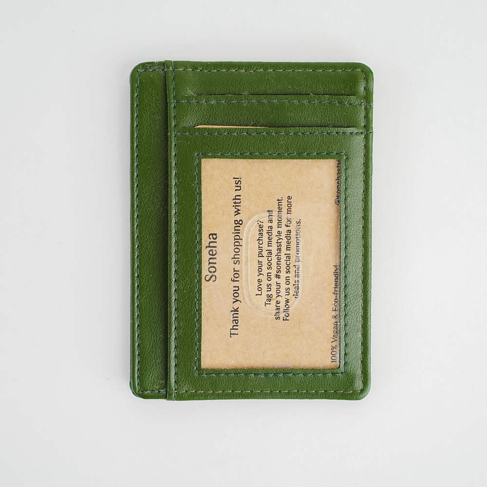 succulent wallet Cactus Leather Wallet