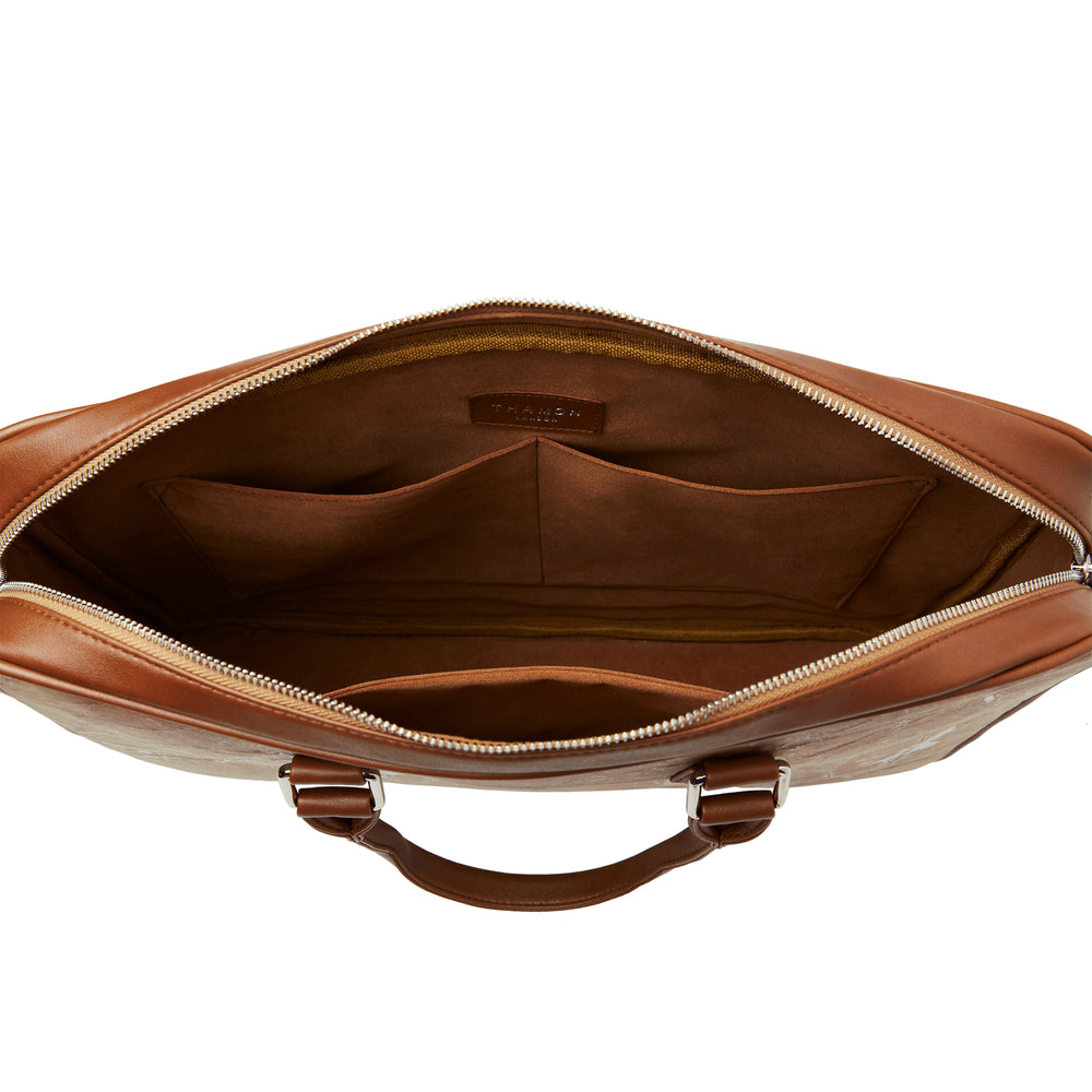 Leaf Leather Oxford Laptop Bag